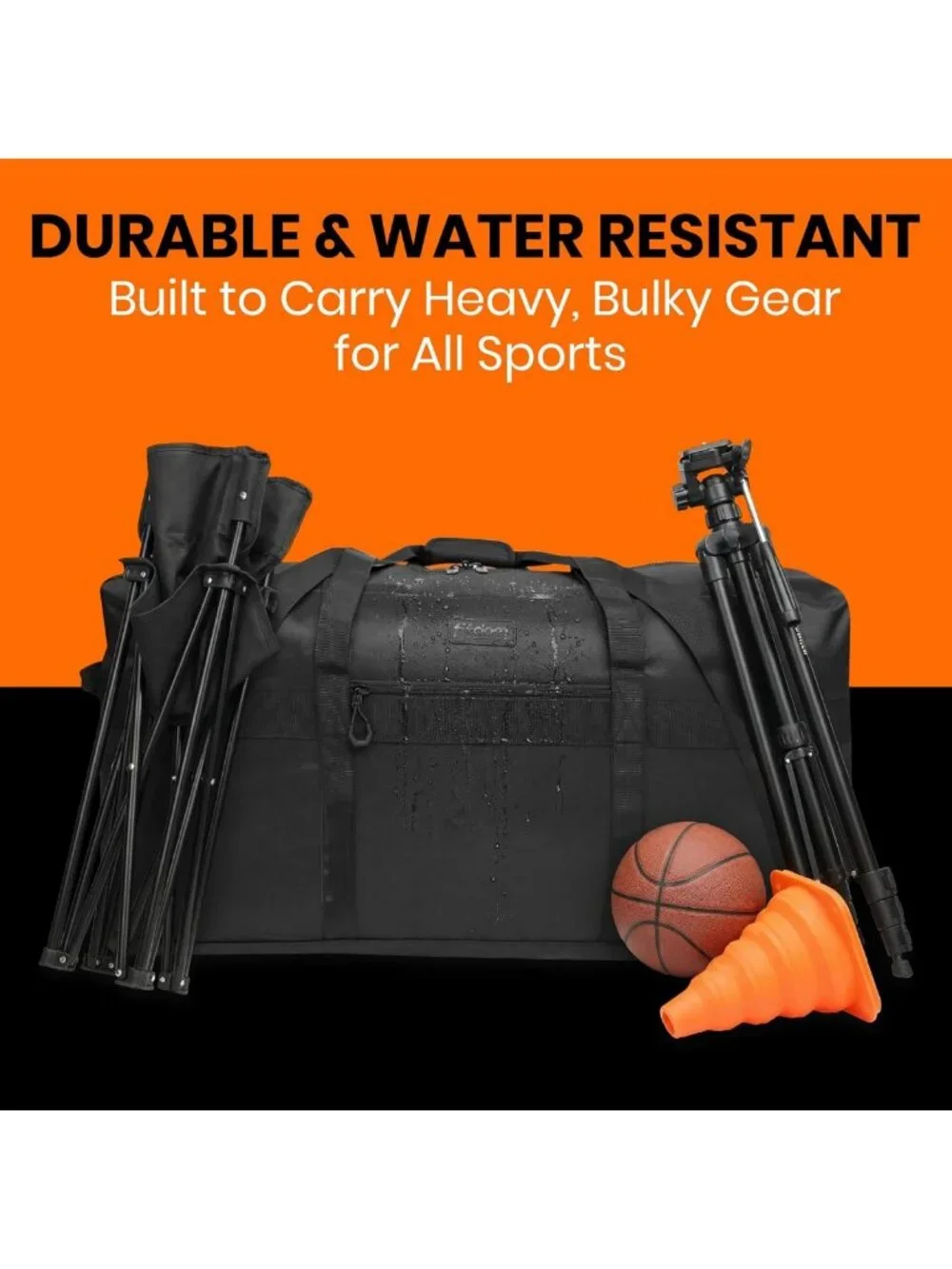 Extra Large 130L Heavy Duty Duffle Bag - Durable, Water Resistant, Travel